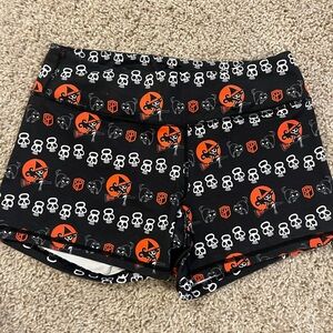 Born Primative Halloween shorts